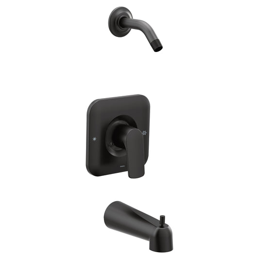 Moen Rizon Matte Black 1-handle Shower Faucet (Sold Separately)