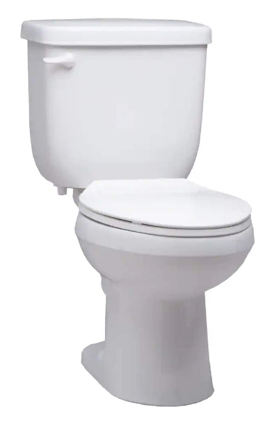 PROFLO White Elongated Standard height 14-in Rough-In WaterSense 1.6 GPF 2-piece Toilet