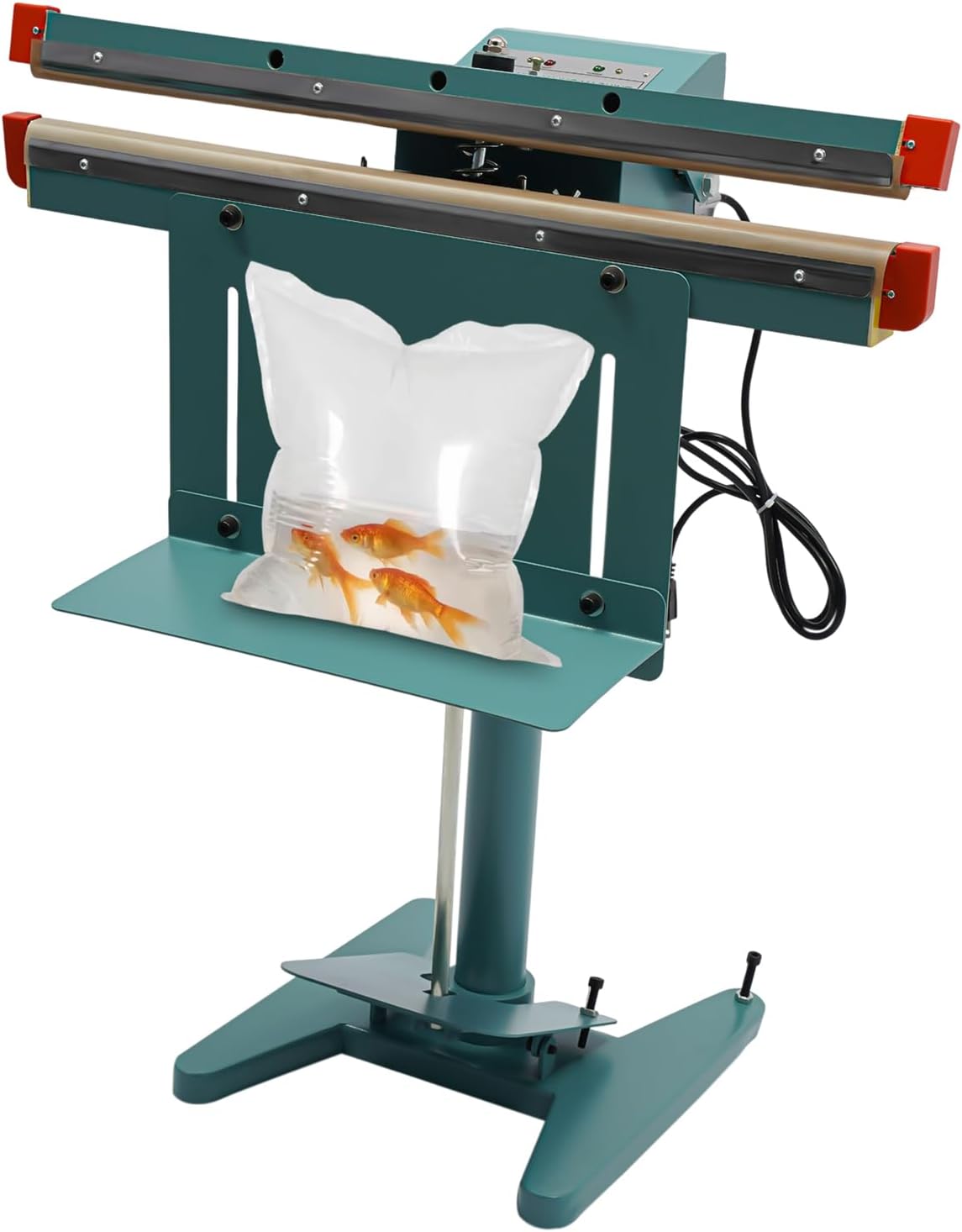 24" Foot Pedal Impulse Sealer, Foot Pedal Constant Heat Sealer, Foot Pedal Impulse Sealer Heat Seal Machine Plastic Bag Sealing, 13.78-39.37in Sealing Length, 0.31in Sealing Width