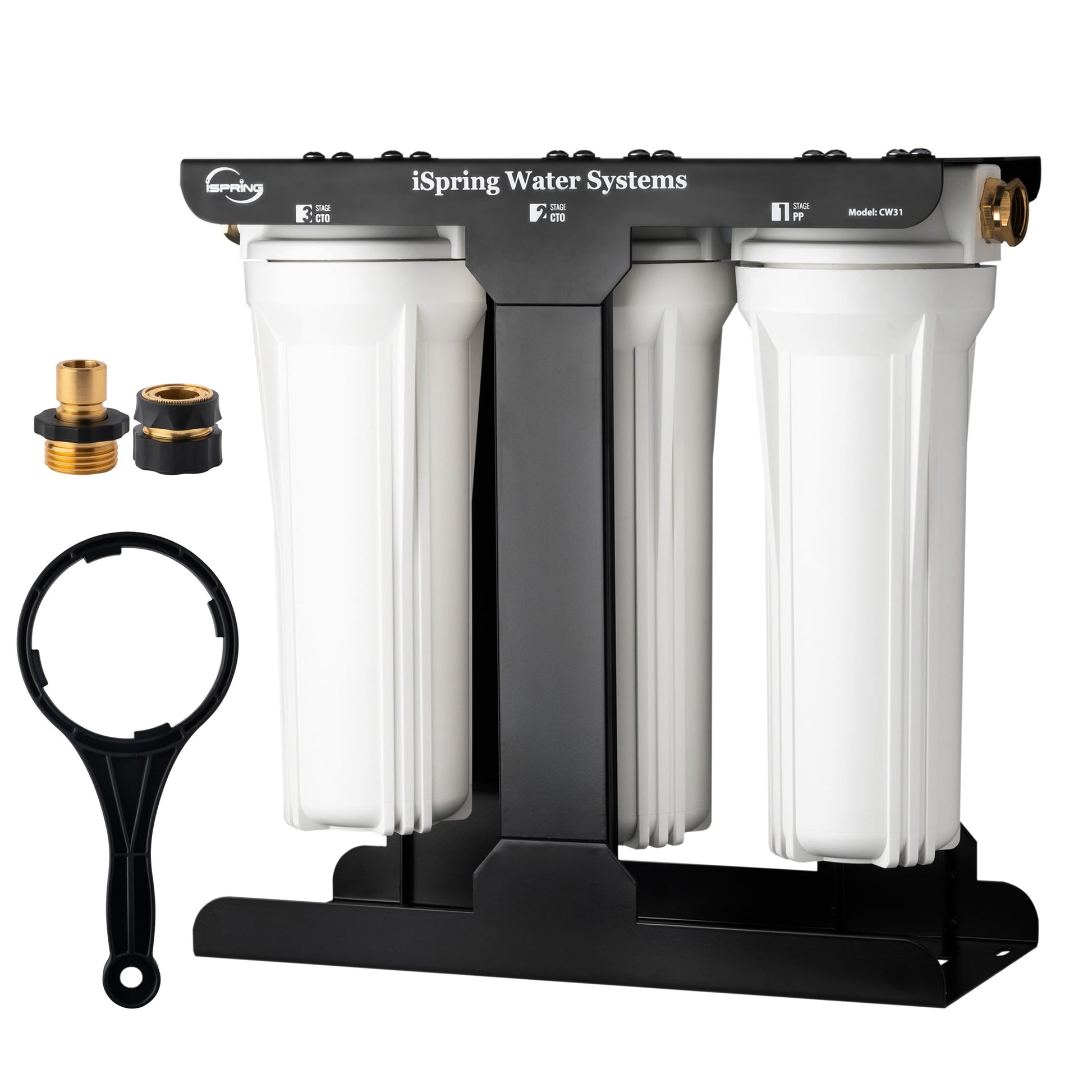 iSpring CW31 Triple-stage Carbon Block Under Sink Water Filtration System