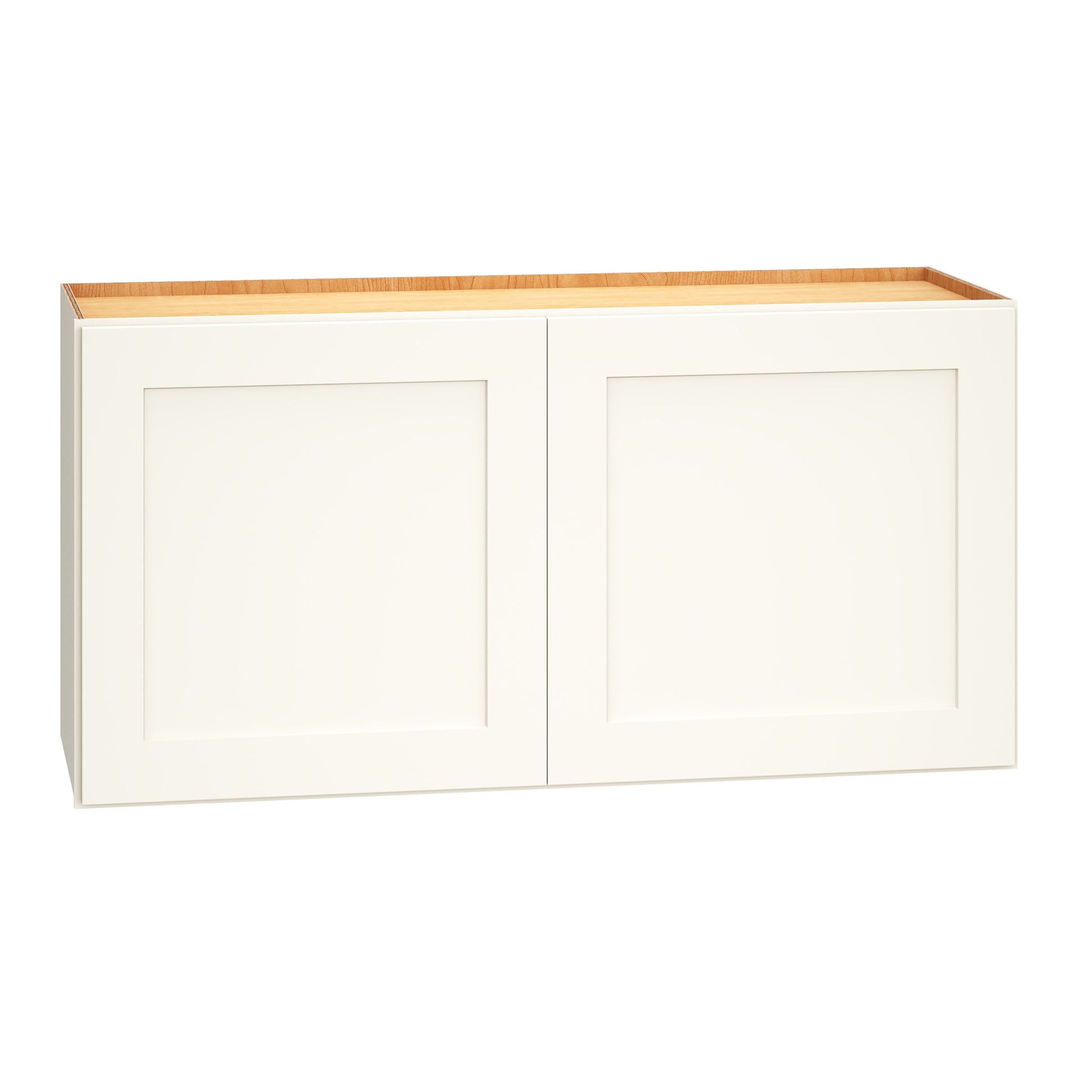 Diamond Express Jamestown 36-in W x 18-in H x 12-in D White Wall Fully Assembled Plywood Cabinet Recessed Panel Shaker