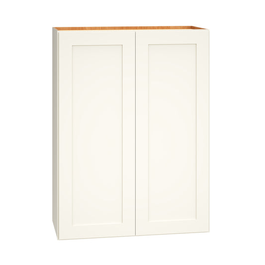 Diamond Express Jamestown 27-in W x 36-in H x 12-in D White Wall Fully Assembled Plywood Cabinet Recessed Panel Shaker