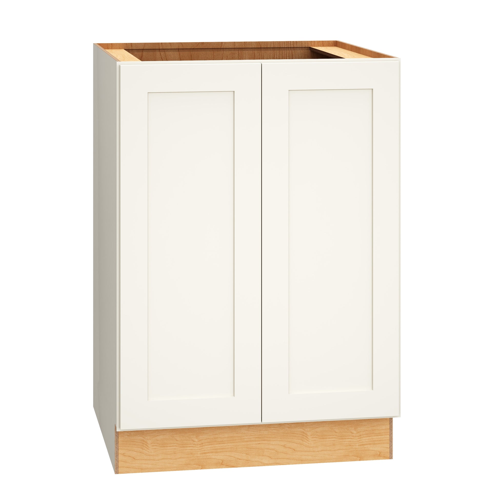 Diamond Express Jamestown 24-in W x 34.5-in H x 24-in D White Base Fully Assembled Plywood Cabinet Recessed Panel Shaker