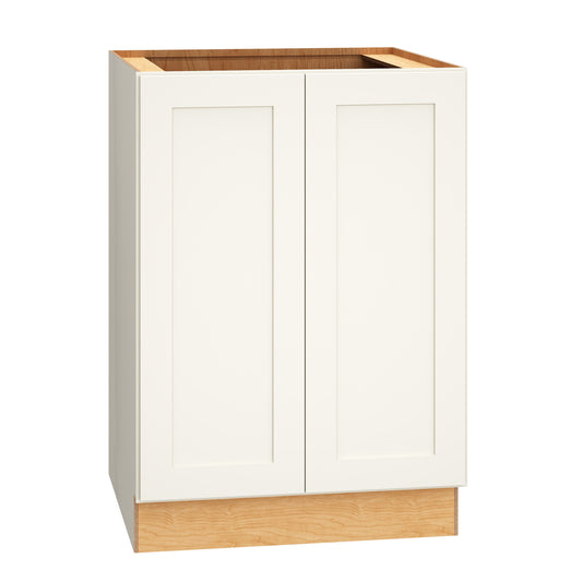 Diamond Express Jamestown 24-in W x 34.5-in H x 24-in D White Base Fully Assembled Plywood Cabinet Recessed Panel Shaker