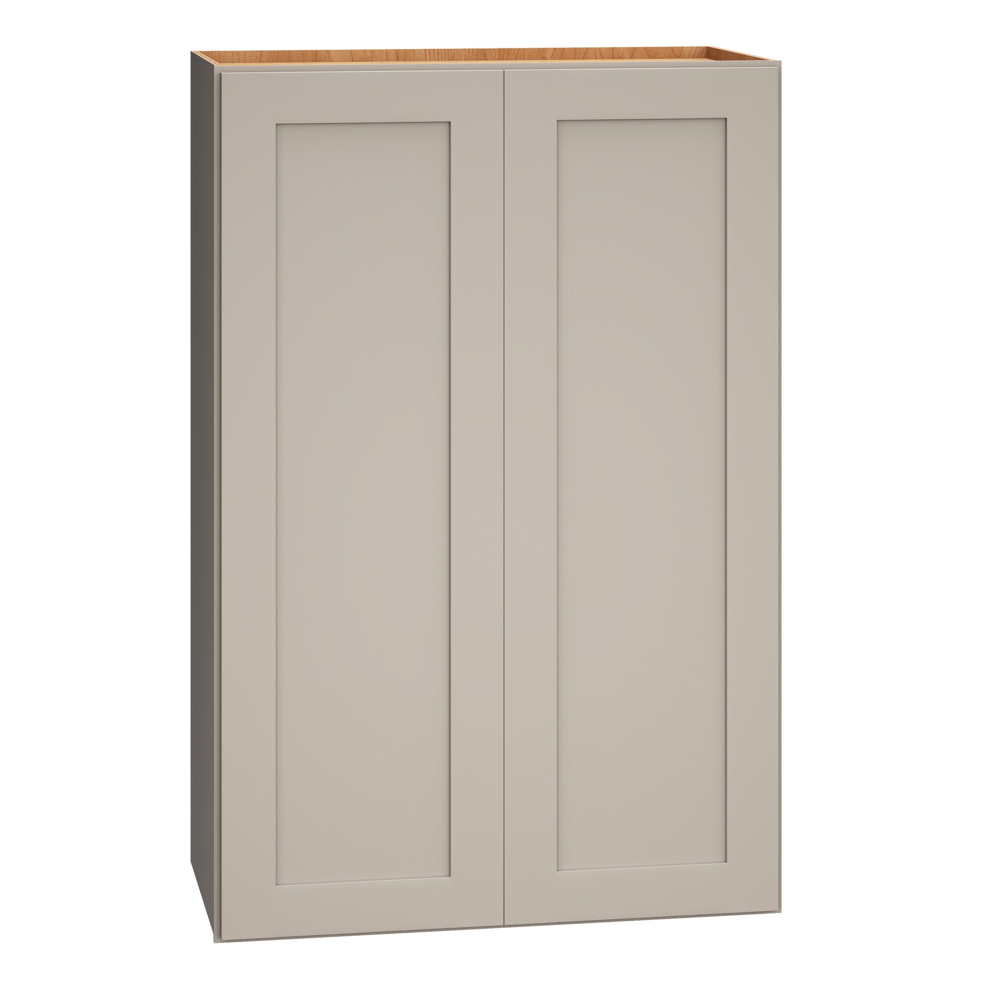 Diamond Express Jamestown 24-in W x 36-in H x 12-in D Cloud Gray Wall Fully Assembled Plywood Cabinet Recessed Panel Shaker