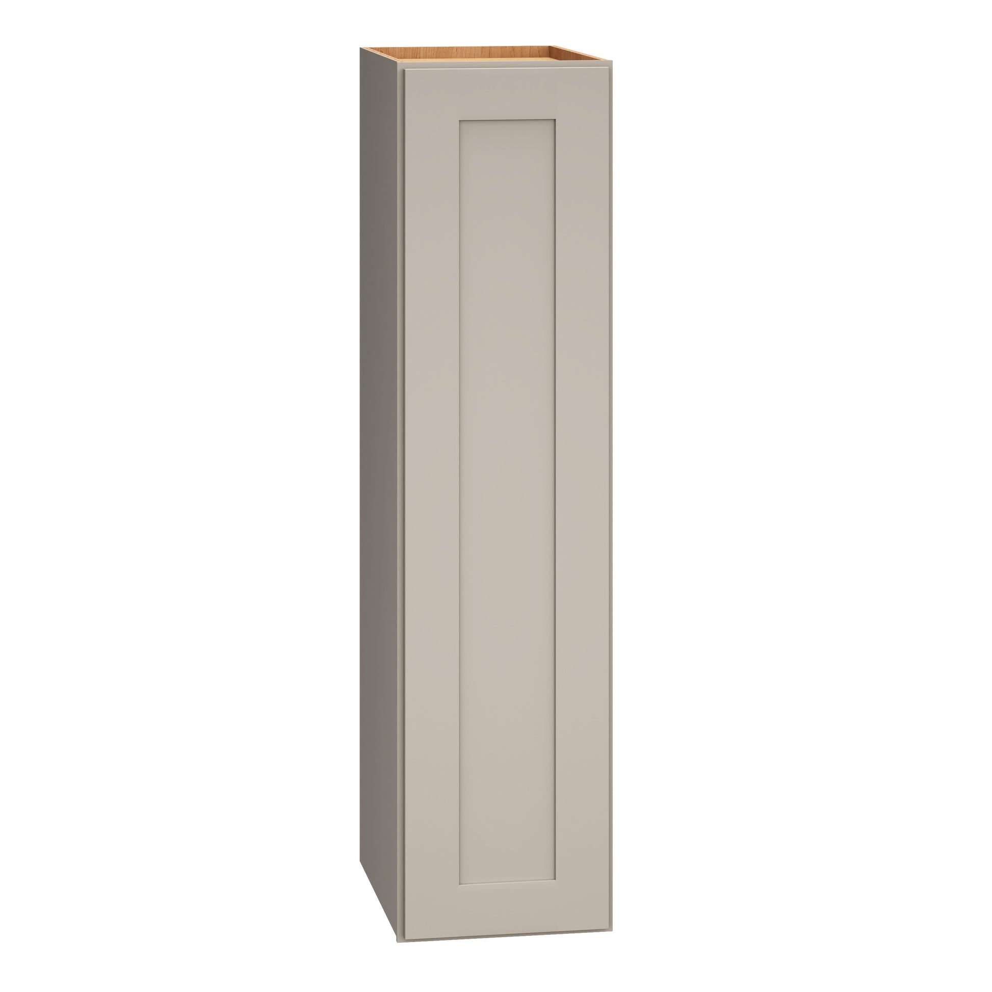 Diamond Express Jamestown 9-in W x 36-in H x 12-in D Cloud Gray Wall Fully Assembled Plywood Cabinet Recessed Panel Shaker