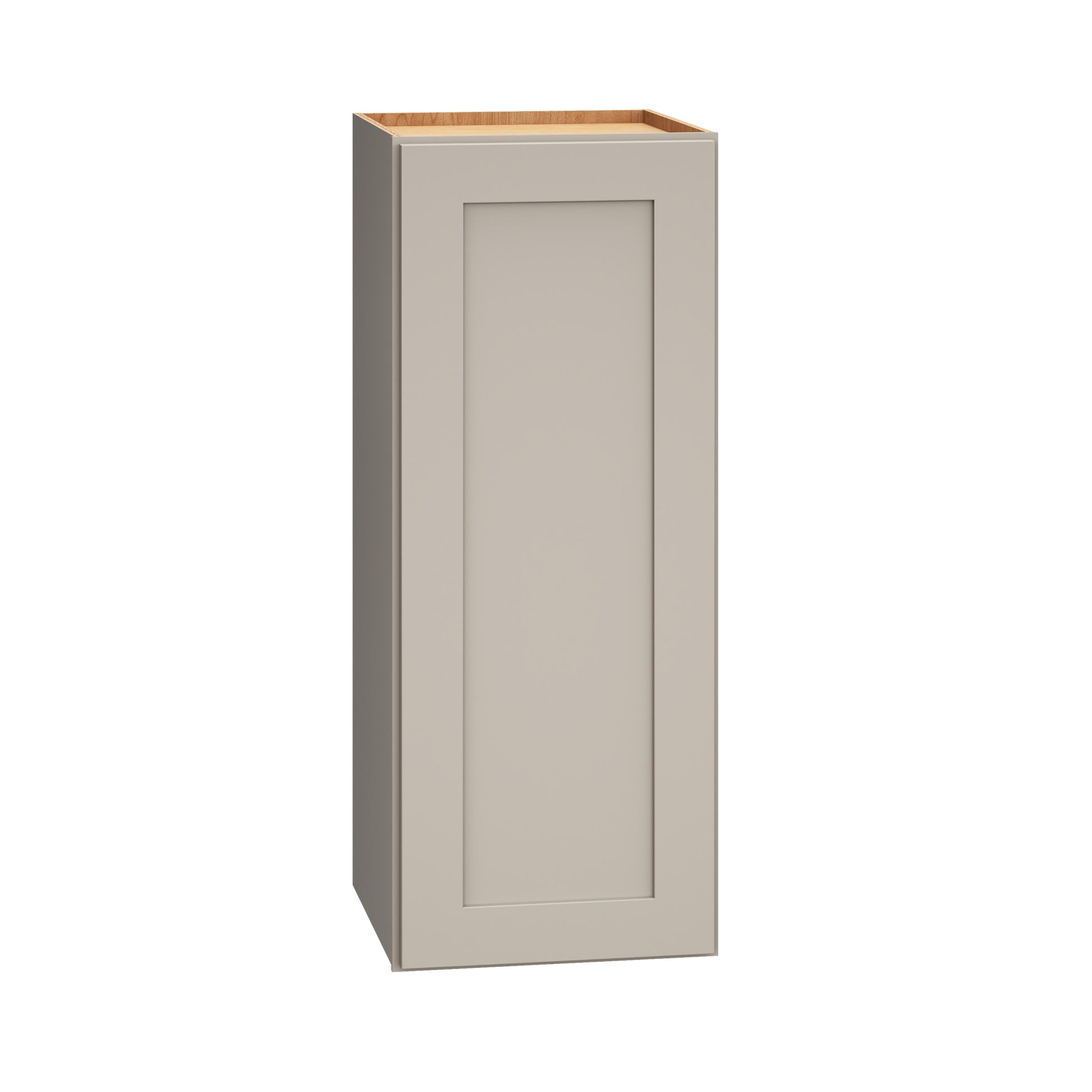Diamond Express Jamestown 12-in W x 30-in H x 12-in D Cloud Gray Wall Fully Assembled Plywood Cabinet Recessed Panel Shaker