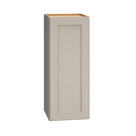 Diamond Express Jamestown 12-in W x 30-in H x 12-in D Cloud Gray Wall Fully Assembled Plywood Cabinet Recessed Panel Shaker
