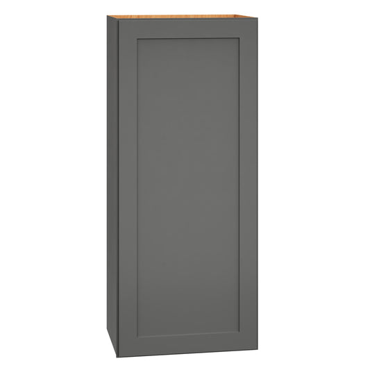Diamond Express Jamestown 18-in W x 42-in H x 12-in D Moonstone Gray Wall Fully Assembled Plywood Cabinet Recessed Panel Shaker