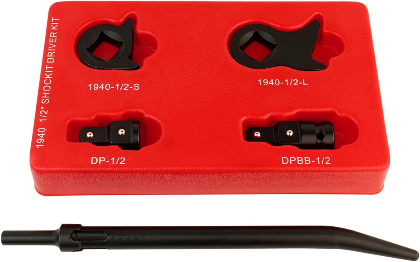 LTI TOOLS Crow Foot Socket Wrench Set 1/2" (LT1940), Kentucky Kicker Shockit Driver Kit