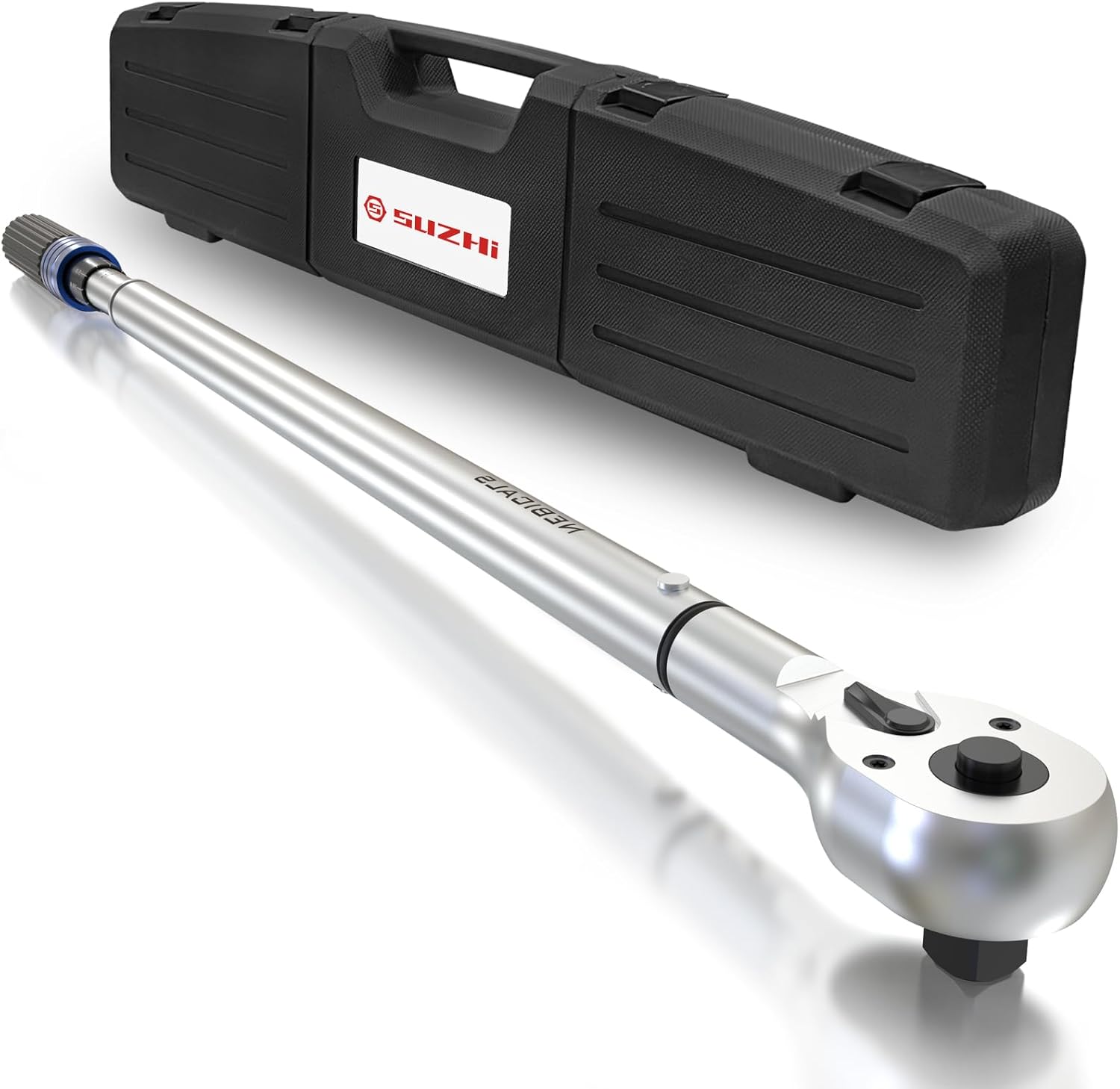 SuZhi 3\/4 Inch torque wrench 100-600 ft lb \/135.6-813.6 N.M\/Heavy Duty\/Professional\/Dual Direction\/less effort for Off-road equipment\/Truck\/Motor homes\/Drilling platform