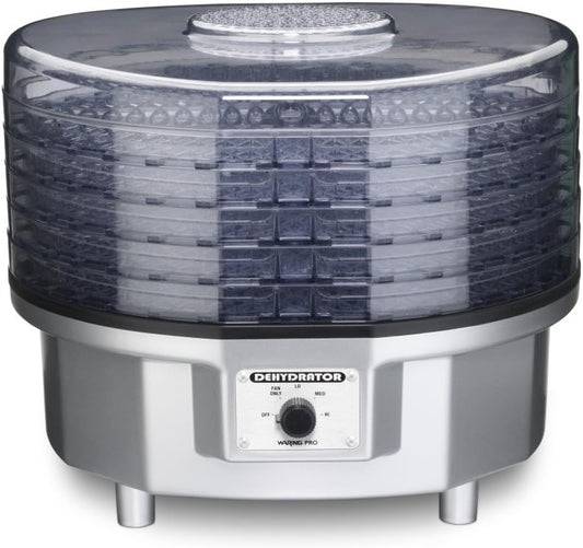 Waring WDHR60SILPCFR Food Dehydrator, Silver