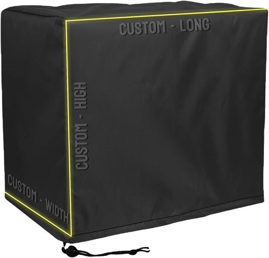 qiqule Custom size dust covers for various equipment, furniture, appliances, tools to protect your valuables (120*120*120in)