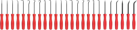 TEKTON Pick, Hook, and Mini Pry Bar Set (25-Piece) | LVR10005 | Made in USA