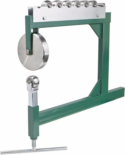 Stark USA Shaping Sharper Benchtop Fabrication Workbench English Wheel Sturdy Sheet Metal Shaping Bench Motorcycle Automotive Panel Crafting Tool