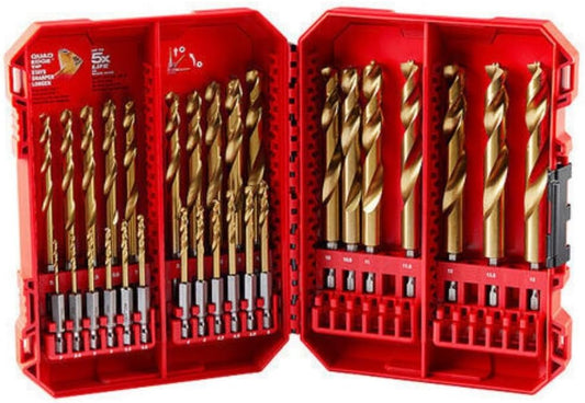 Generic 48-89-4862 Fits Milwaukee Tool 29 Pc. Shockwave Impact Duty Red Helix Titanium
