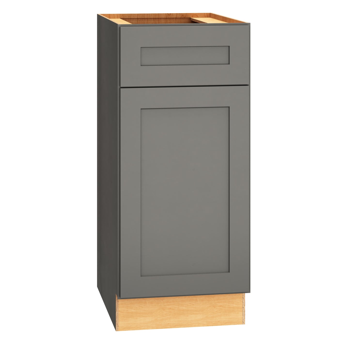 Diamond Express Jamestown 15-in Moonstone Gray Bathroom Vanity Base Cabinet without Top