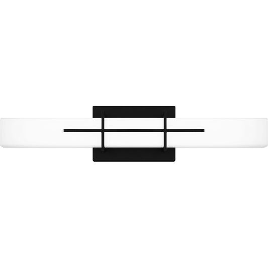 Quoizel Giselle 22.5-in 1 Light Matte Black Integrated LED Modern/contemporary Bathroom Vanity light