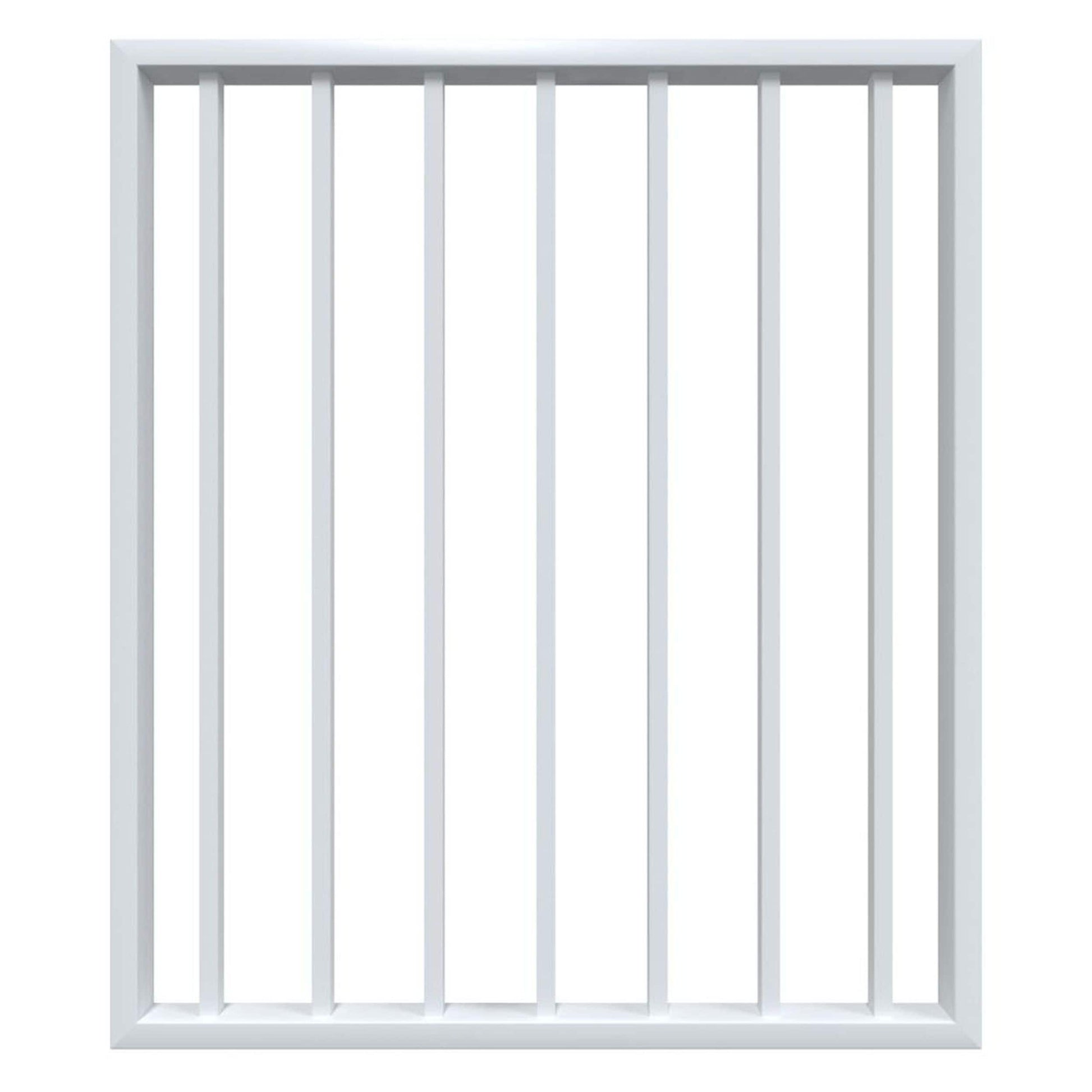 Fortress Building Products Al13 Plus 34-1/2-in L x 40-in H White Aluminum Deck Railing Gate