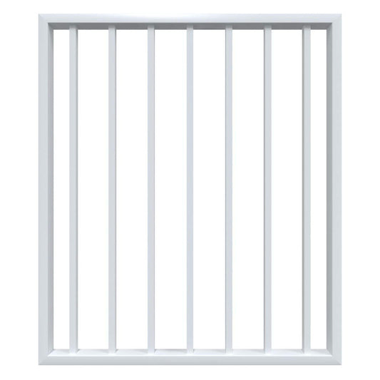 Fortress Building Products Al13 Plus 34-1/2-in L x 40-in H White Aluminum Deck Railing Gate