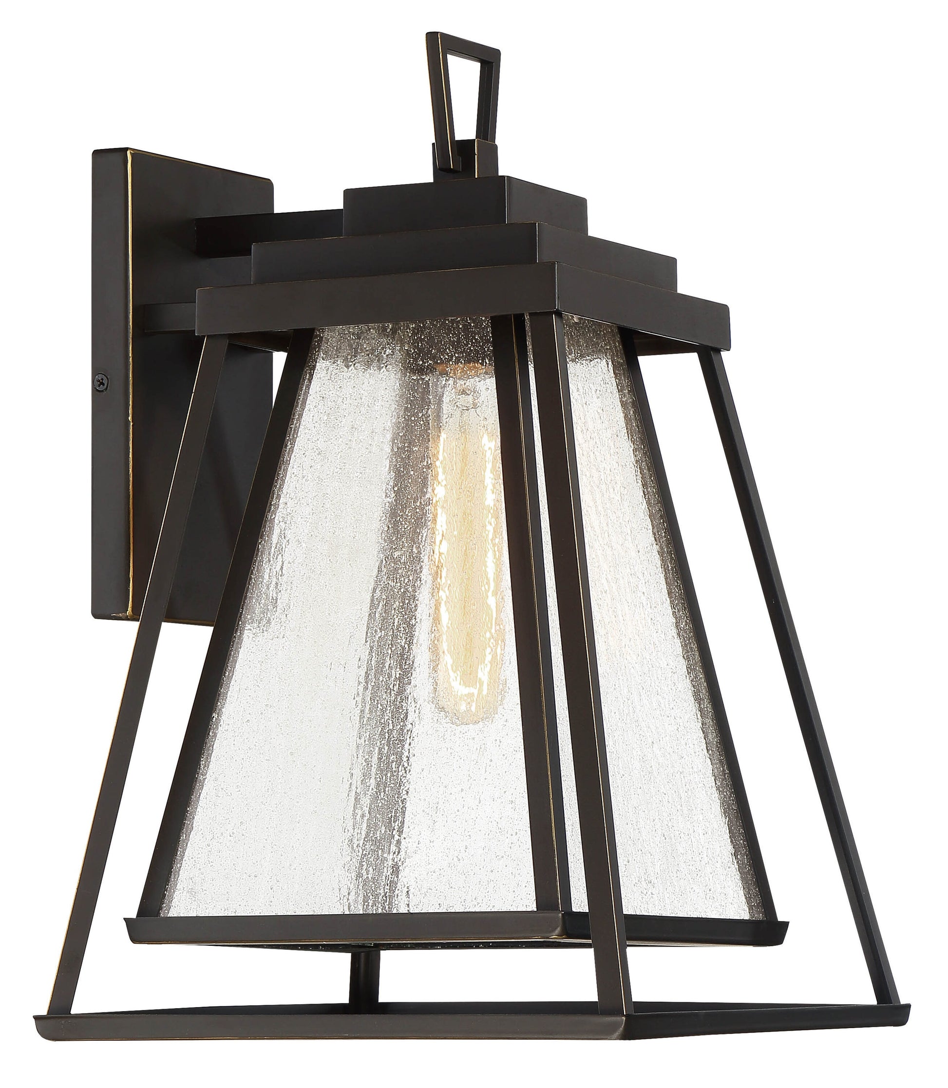 Minka Lavery Sleepy Hollow 1 -Light 16.88-in H Matte Bronze Hardwired Outdoor Wall Light