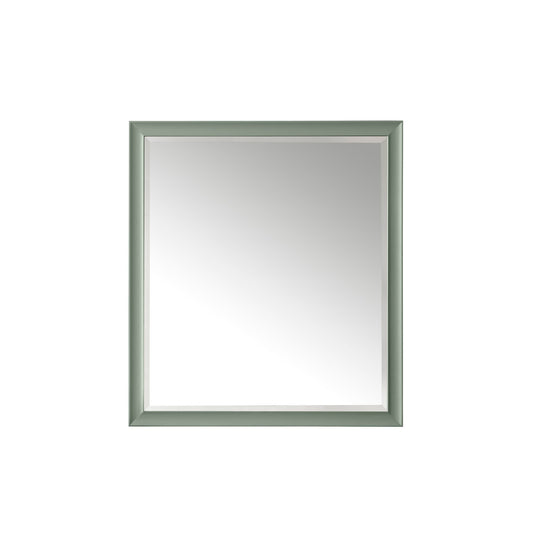 James Martin Vanities Glenbrooke 36-in x 42-in Beveled Square Bathroom Vanity Mirror ( Celadon )