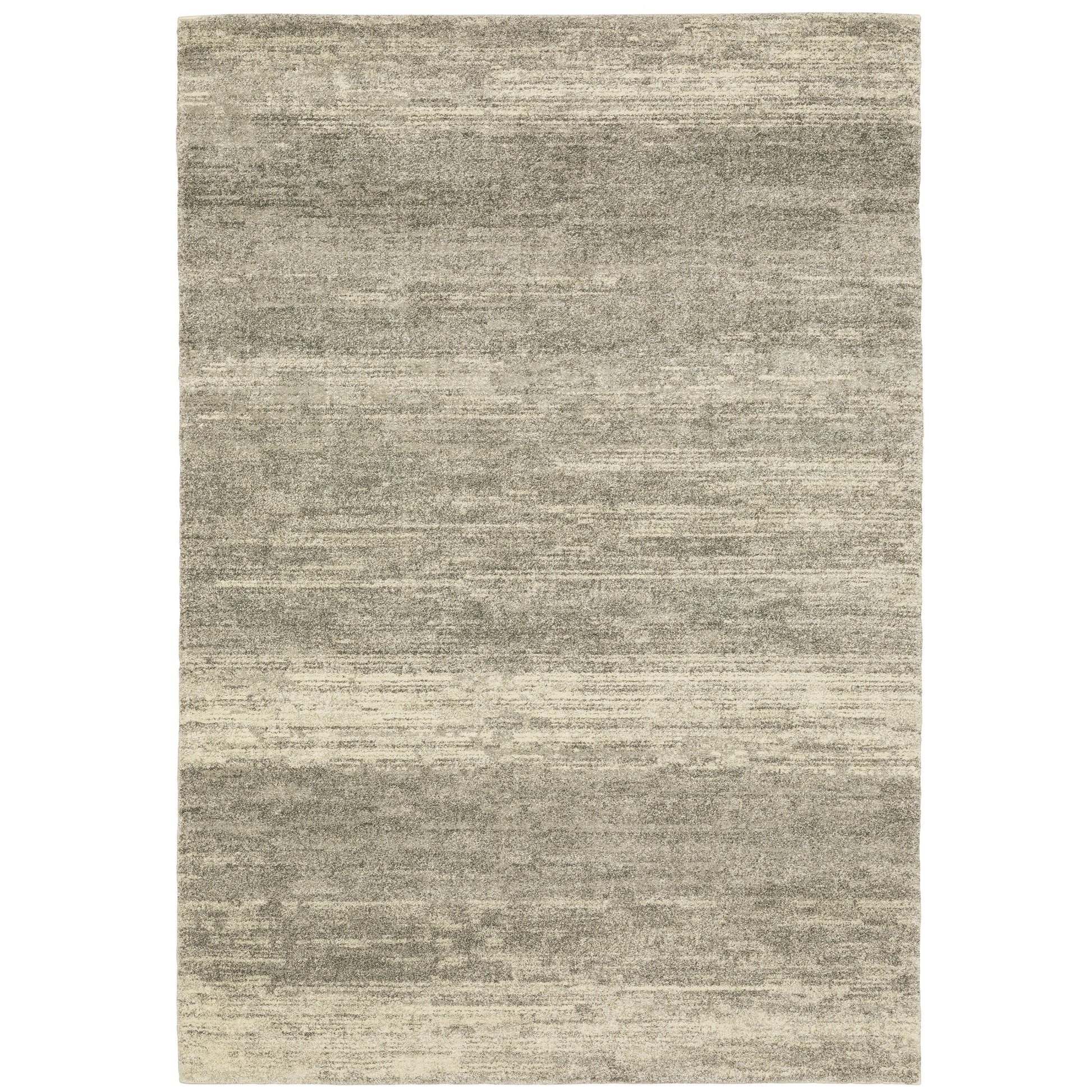 Archer Lane Warren 6 x 9 (ft) Loomed Polypropylene Gray Rectangular Indoor Abstract Bohemian/Eclectic Spot Clean Only Pet Friendly Area rug