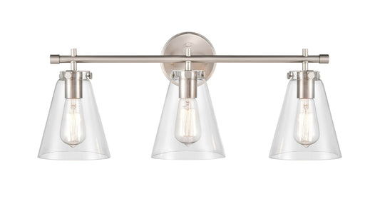 Millennium Lighting Aliza 27-in 3 Light Brushed Nickel Modern/contemporary Bathroom Vanity light
