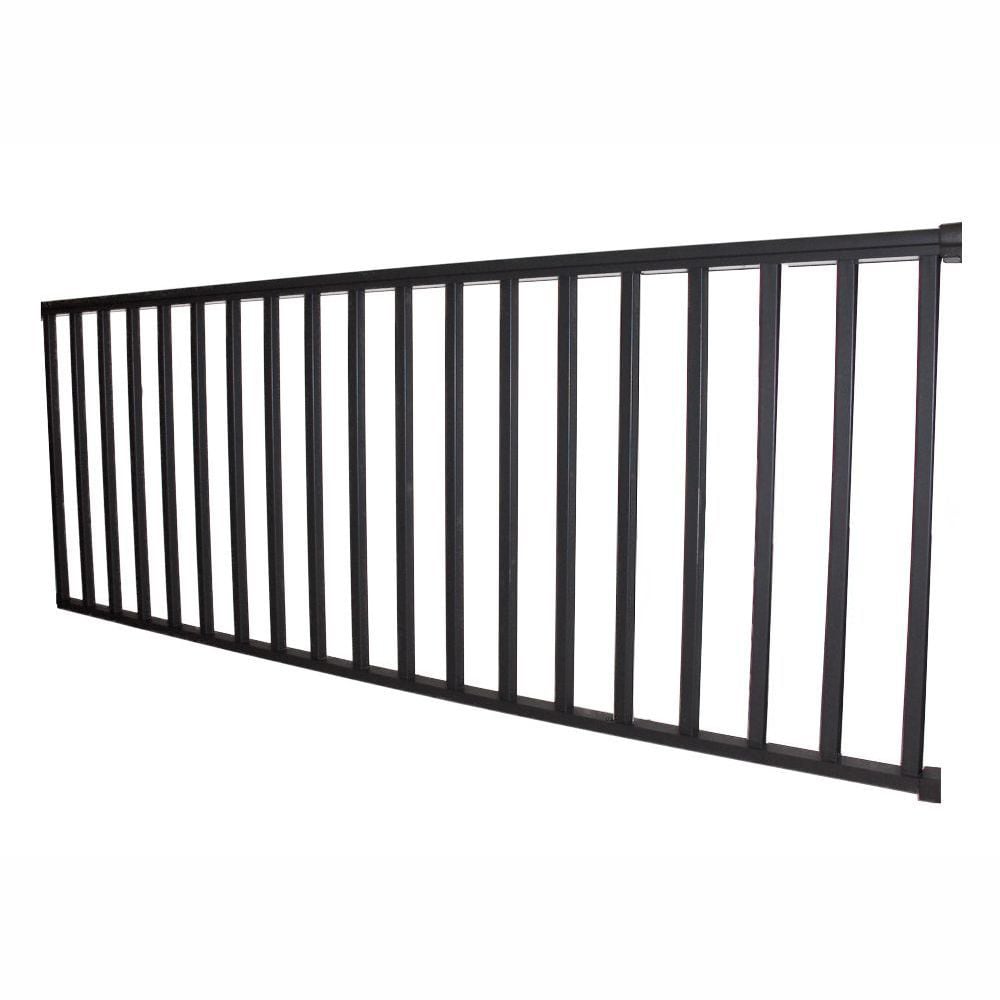 Wolf Handrail 8-ft x 36-in Deep bronze Aluminum Deck Rail Kit