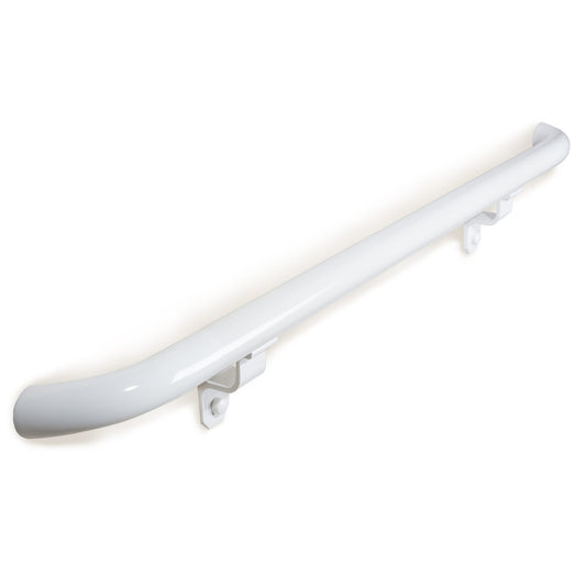 Wolf Handrail 1.9-in x 144-in White Painted Aluminum Interior/Exterior Handrail kit