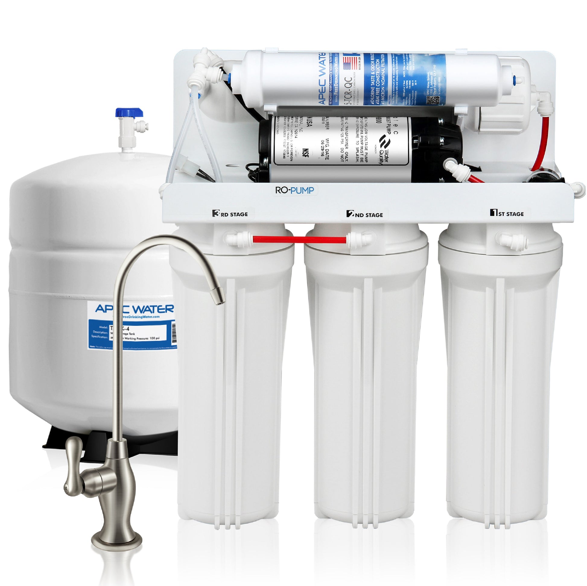 APEC Water ULTIMATE 5-stage Mechanical filtration Reverse Osmosis Filtration System