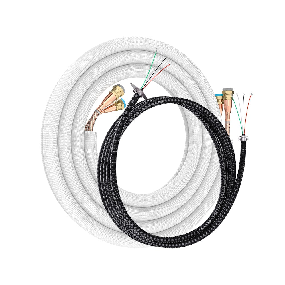 MRCOOL DIY 50ft 3/8" x 5/8 " R410A Line set 0.375-in W x 0.625-in H Central Air Conditioners Line Set