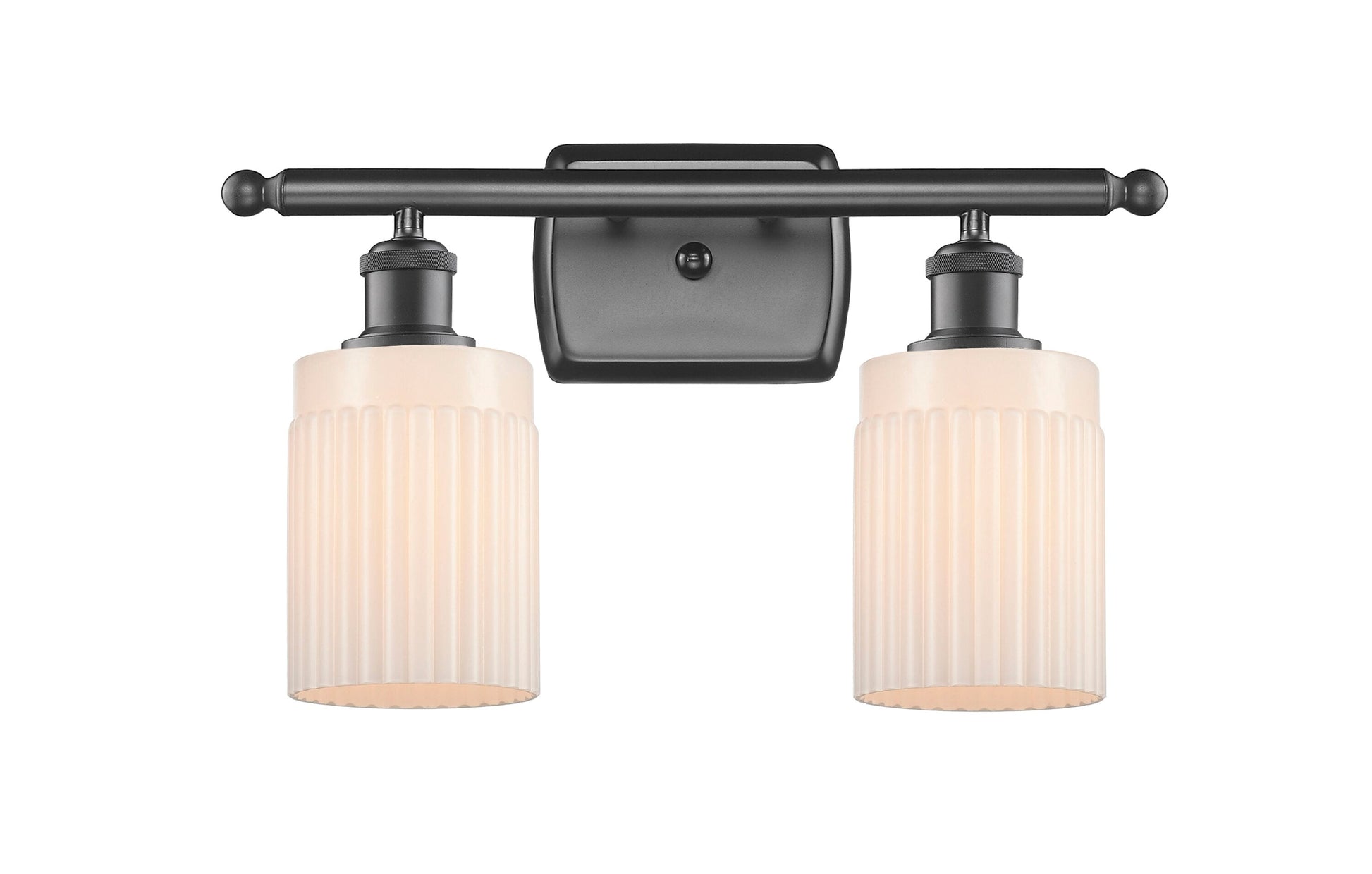 Innovations Lighting Hadley 16-in 2 Light Matte Bronze Vintage Bathroom Vanity light