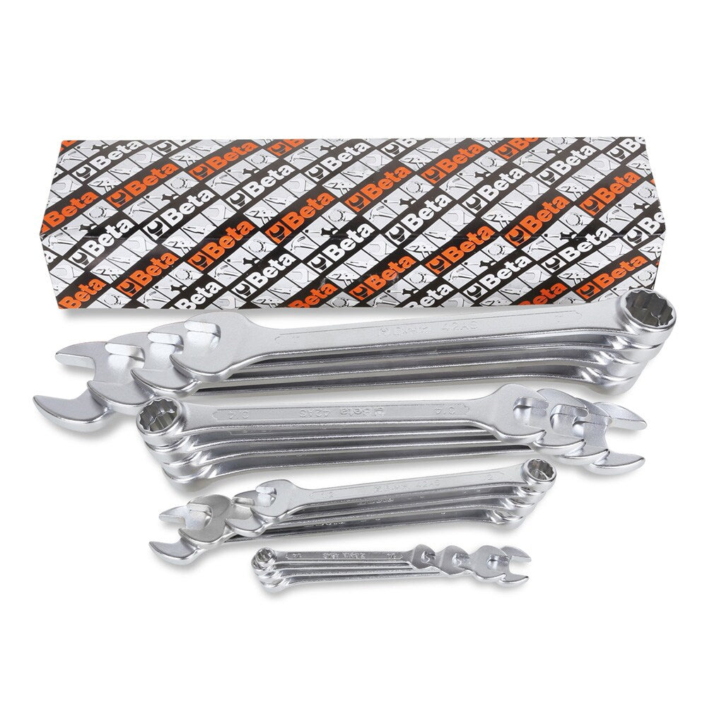 Beta 16-Piece Set 12-point Metric Offset Combination Wrench 420166