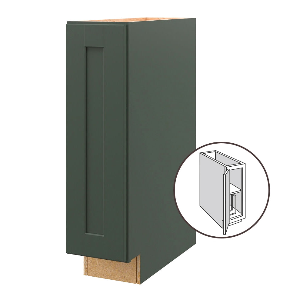 allen + roth Galway 9-in W x 34.5-in H x 24-in D Sage Base Fully Assembled Cabinet Flat Panel Shaker