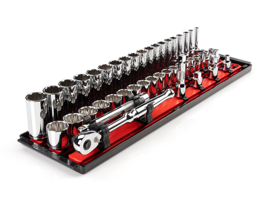 TEKTON 3/8-in Drive Metric Shallow/Deep Socket Set (44-Pieces) SKT13202