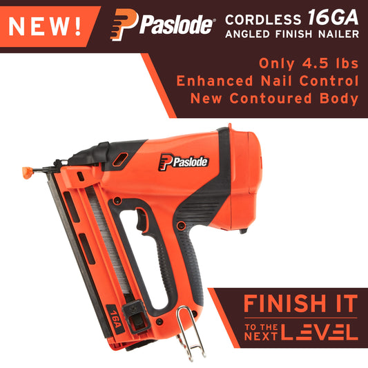 Paslode Angled 2.5-in 16-Gauge Cordless Finish Nailer (Battery & Charger Included) 916200