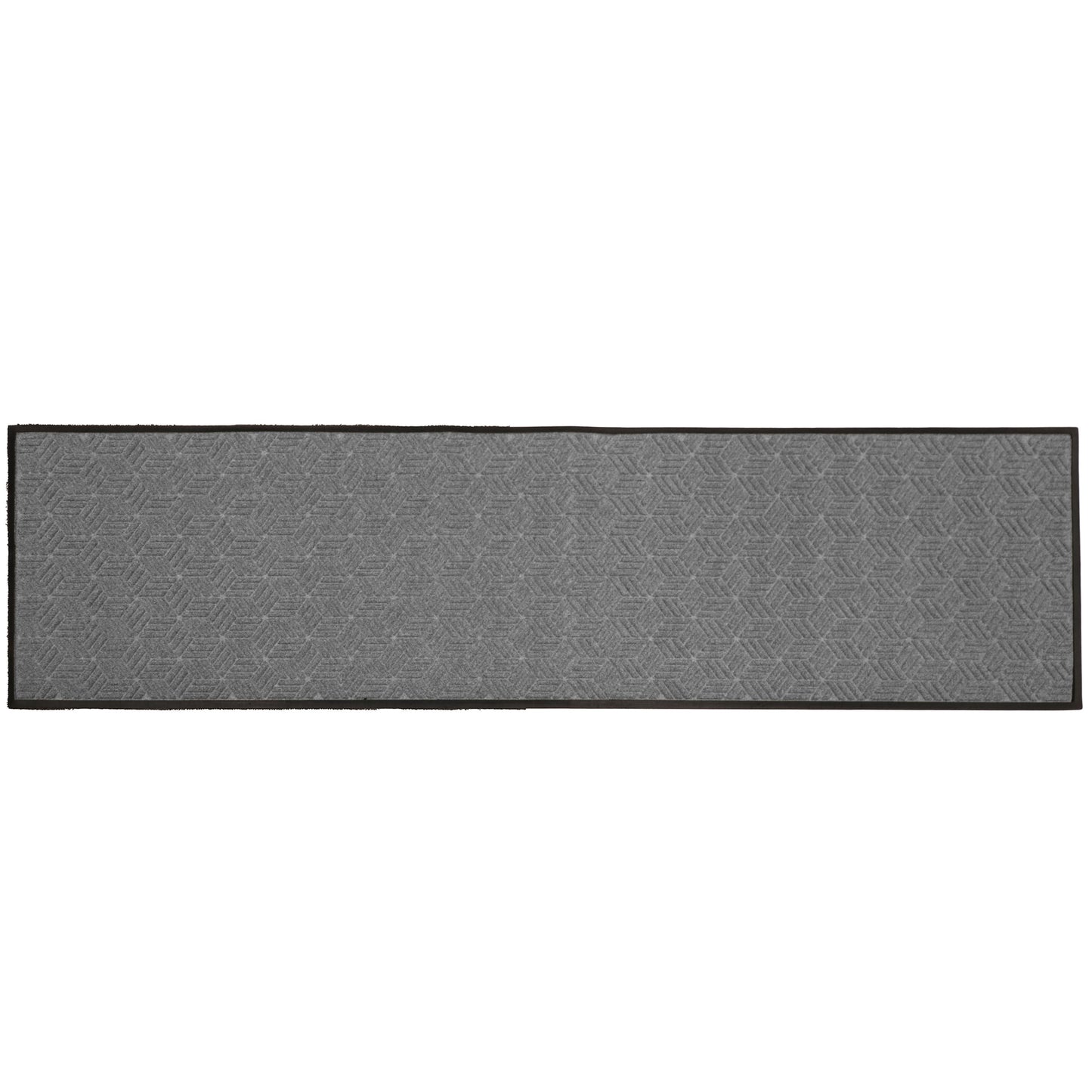 Bungalow Flooring 69.5-in x 116.25-in Medium Gray Non-Slip Grip Indoor or outdoor Utility Mat