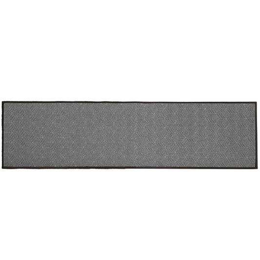 Bungalow Flooring 69.5-in x 116.25-in Medium Gray Non-Slip Grip Indoor or outdoor Utility Mat