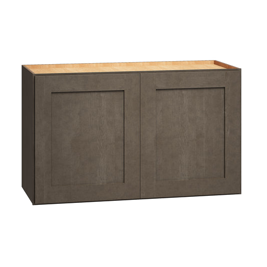 Diamond Express Jamestown 30-in W x 18-in H x 12-in D Colt Brown Wall Fully Assembled Plywood Cabinet Recessed Panel Shaker