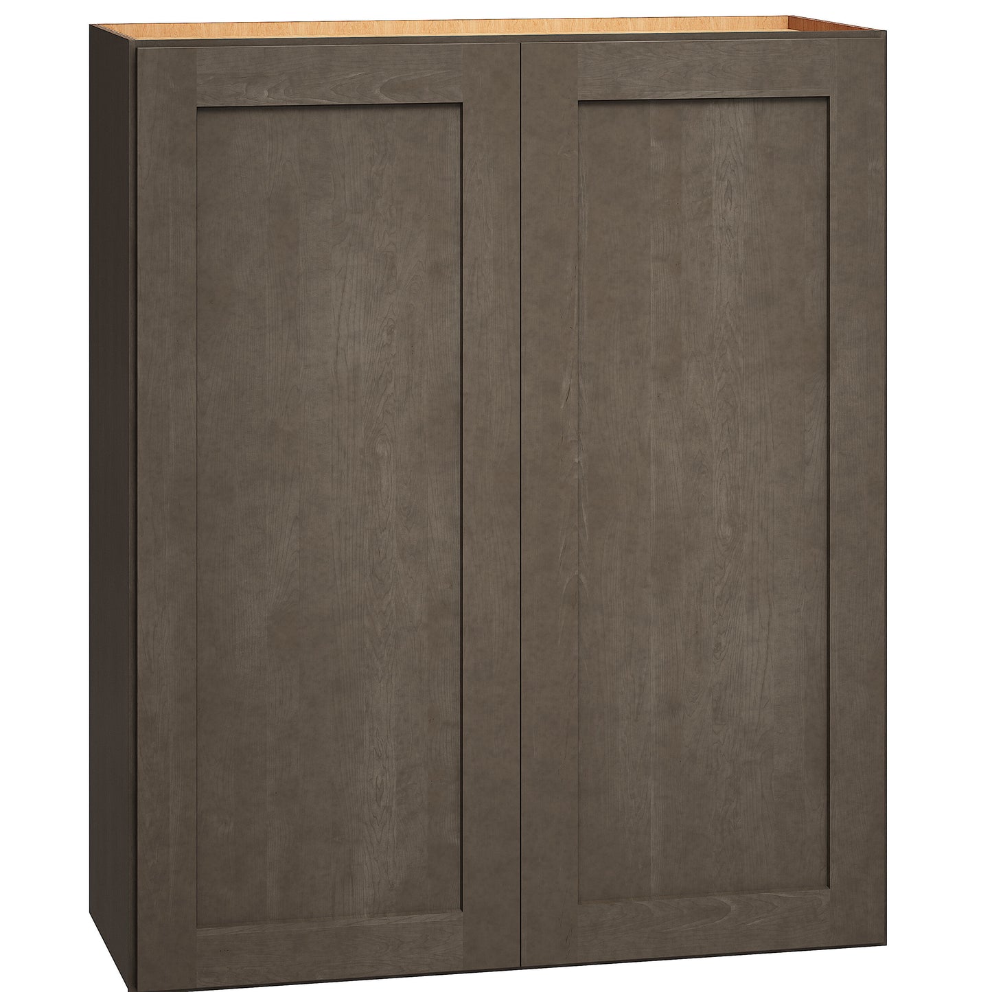 Diamond Express Jamestown 30-in W x 36-in H x 12-in D Colt Brown Wall Fully Assembled Plywood Cabinet Recessed Panel Shaker