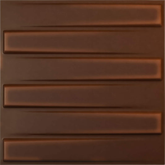 Ekena Millwork 19-5/8-in x 19-5/8-in Embossed Red PVC 12 -Pack