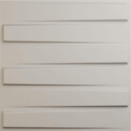 Ekena Millwork 19-5/8-in x 19-5/8-in Embossed White PVC 12 -Pack