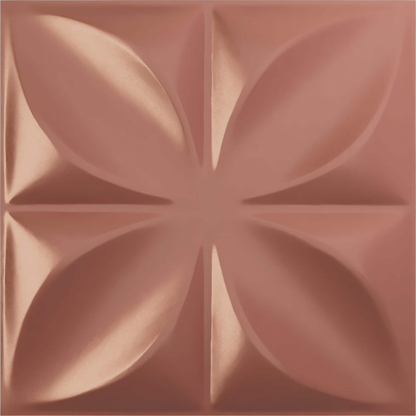 Ekena Millwork 11-7/8-in x 11-7/8-in Embossed Pink PVC 12 -Pack