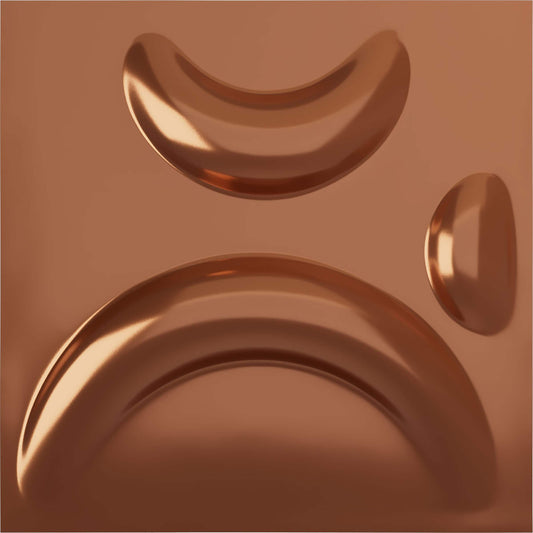 Ekena Millwork 11-7/8-in x 11-7/8-in Embossed Copper PVC 12 -Pack