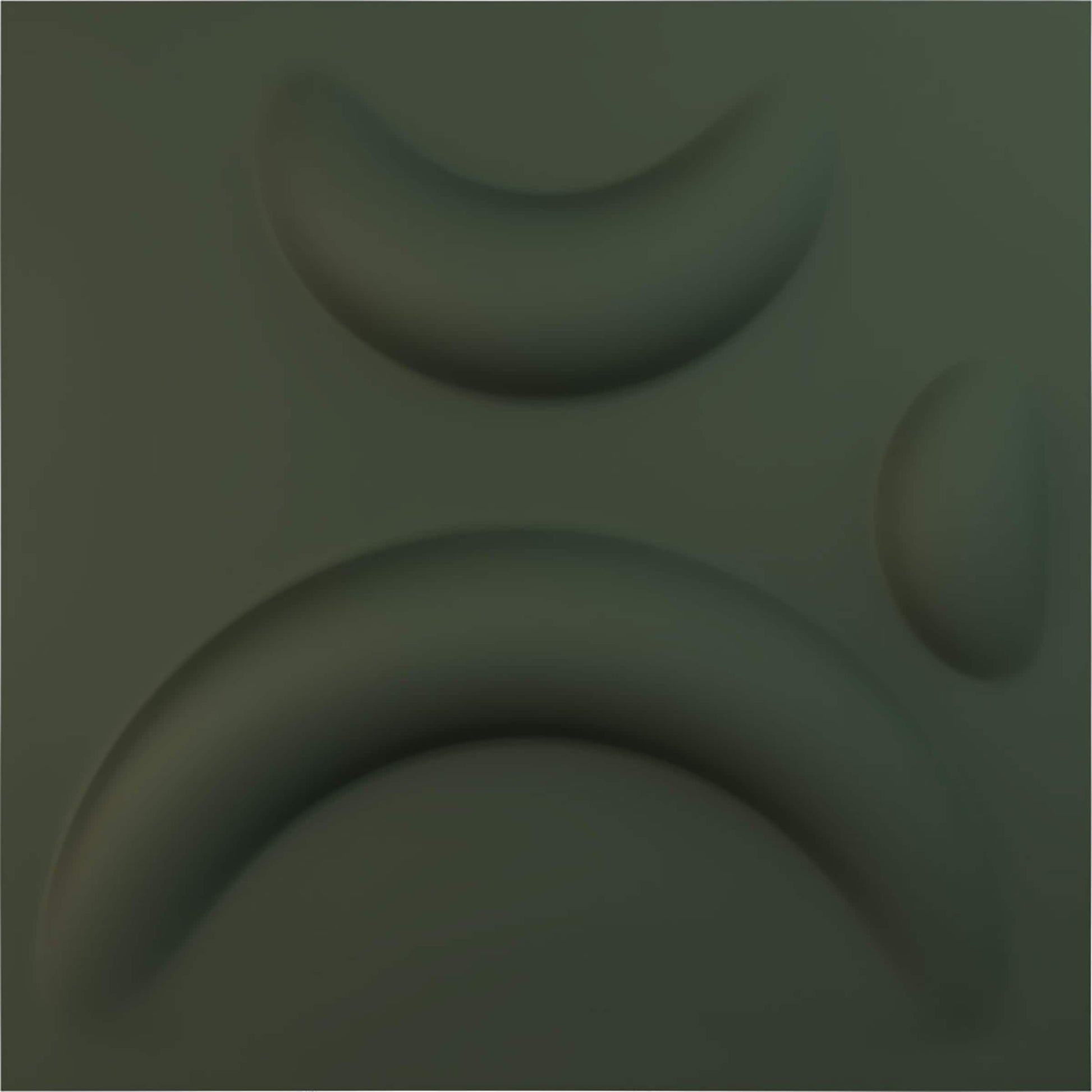 Ekena Millwork 11-7/8-in x 11-7/8-in Embossed Green PVC 12 -Pack