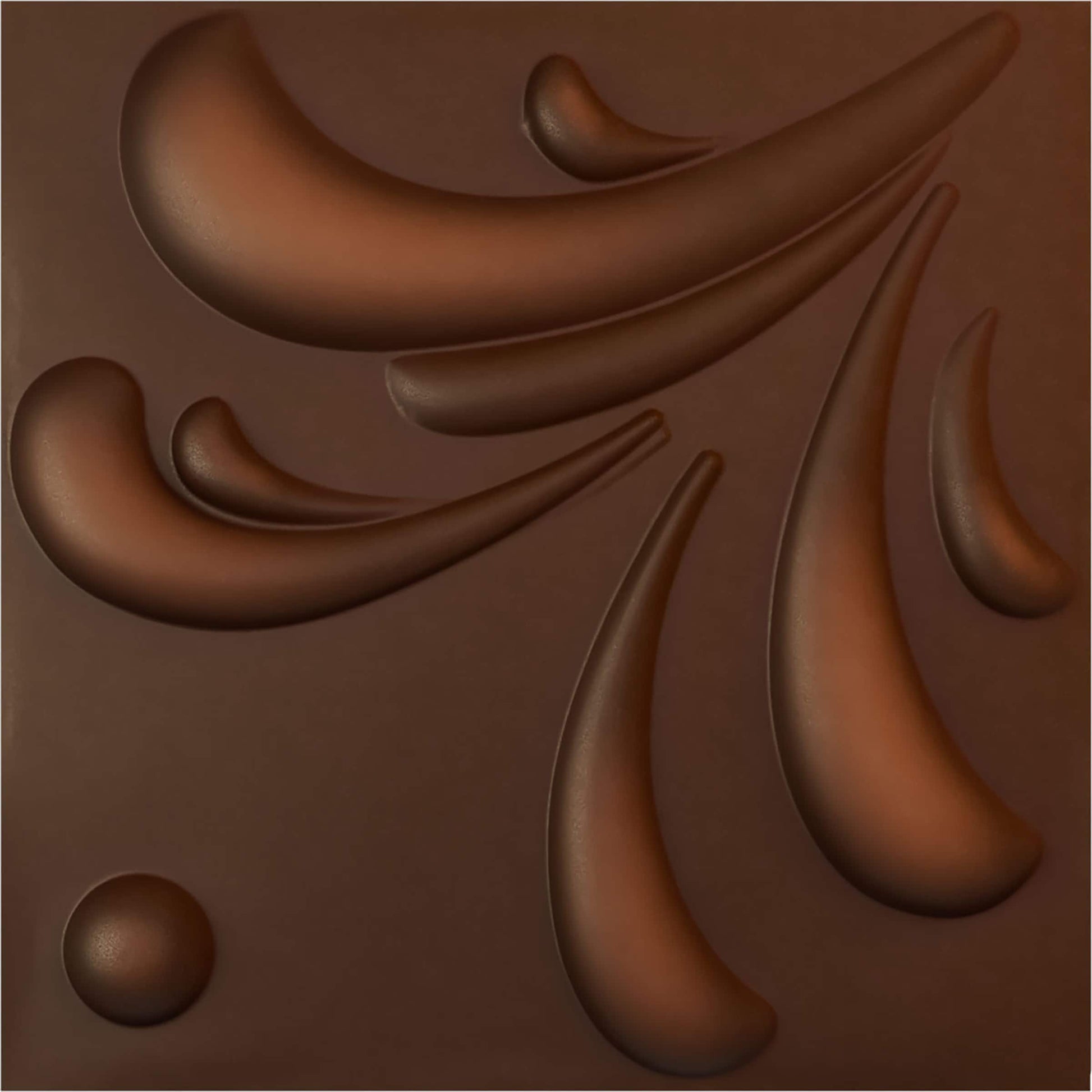 Ekena Millwork 19-5/8-in x 19-5/8-in Embossed Red PVC Abstract 12 -Pack