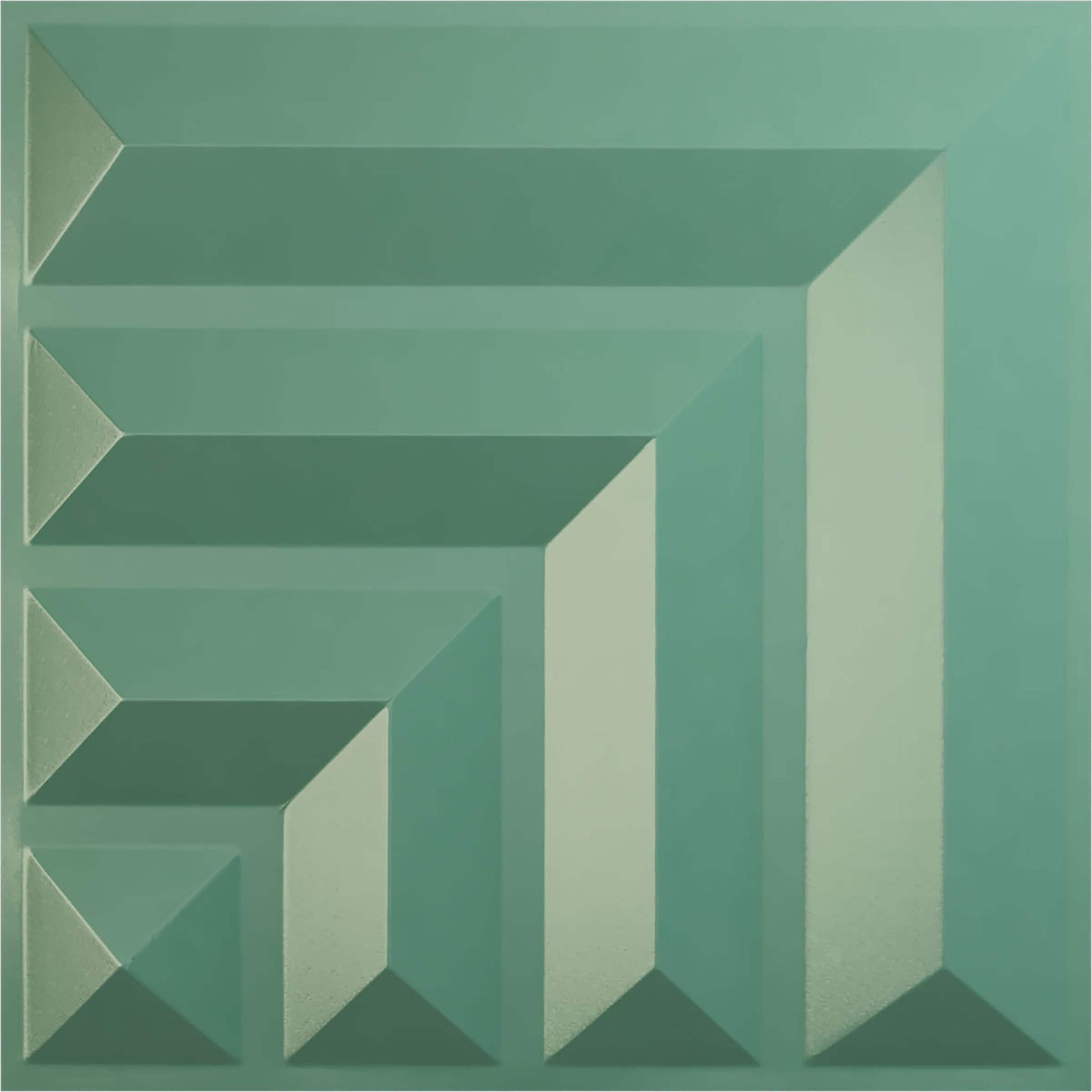 Ekena Millwork 19-5/8-in x 19-5/8-in Embossed Green PVC 12 -Pack