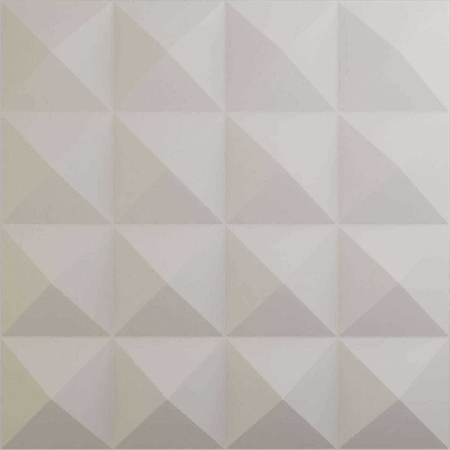 Ekena Millwork 19-5/8-in x 19-5/8-in Embossed Off-white PVC 12 -Pack