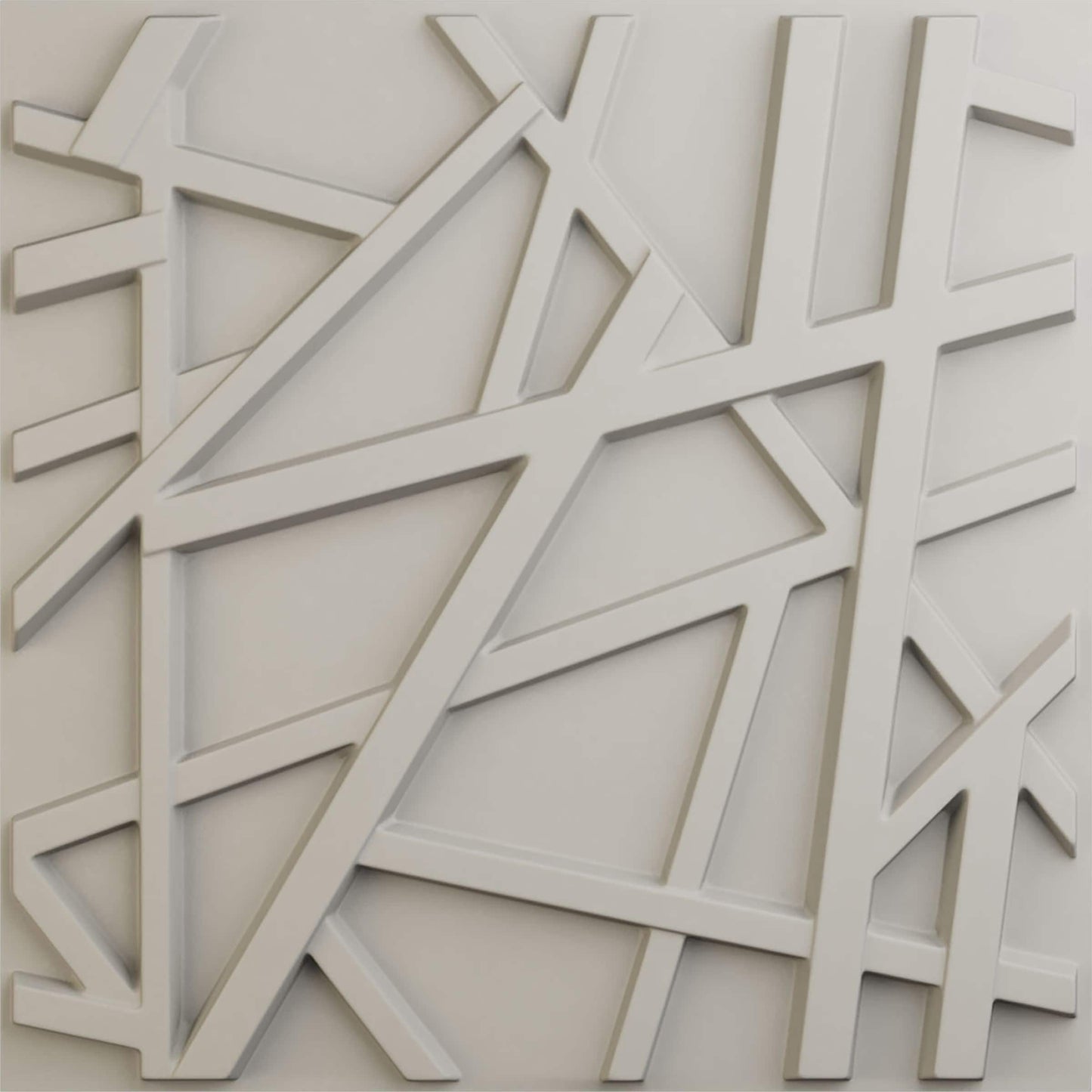 Ekena Millwork 19-5/8-in x 19-5/8-in Embossed White PVC 12 -Pack